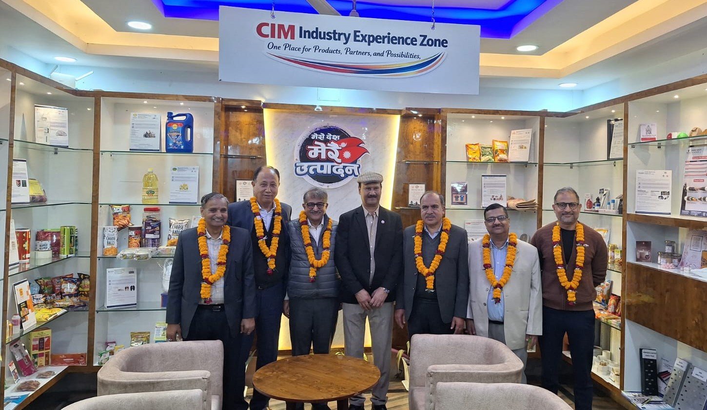 Former Presidents of the Chamber of Industries Morang at the CIM's Industry Experience Zone